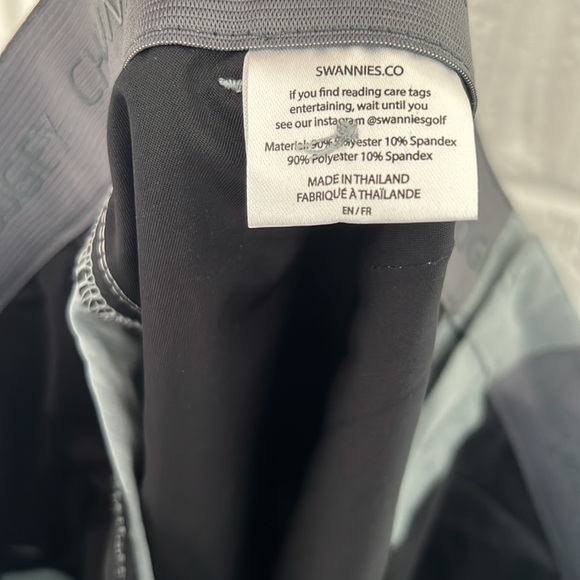 Swannies Men’s Sully Golf Shorts Size 38 in gray - Picture 8 of 10